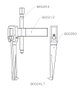 Forza Extracteur à 3 griffes 130x130 mm